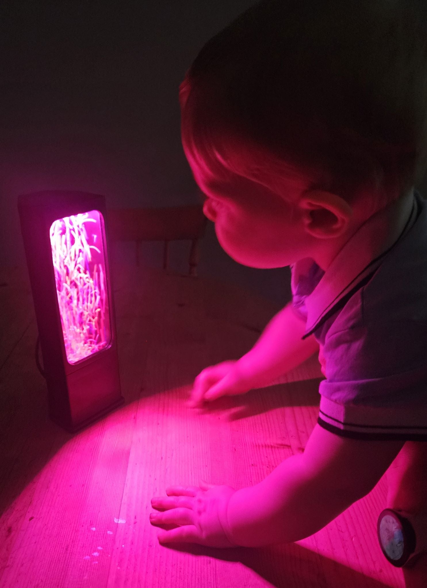 Child sensory light Airflow Lamps night shot